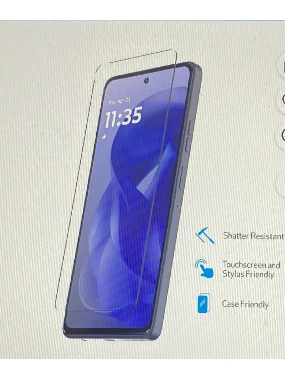 DuraGlass Tempered Glass Protector for Motorola moto g Power 2025